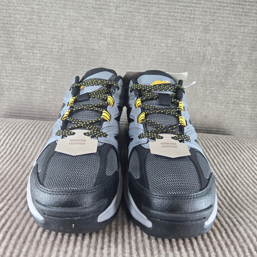 Avia Mens 10.5 Grey Talus Leather Athletic Trail Walking Sneakers MNAV43GX003L - Picture 2 of 7